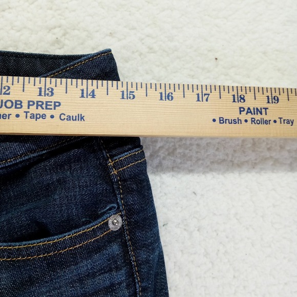 American Eagle Outfitters Artist Crop Dark Wash Denim Jeans Women's Size 6 - Picture 4 of 9